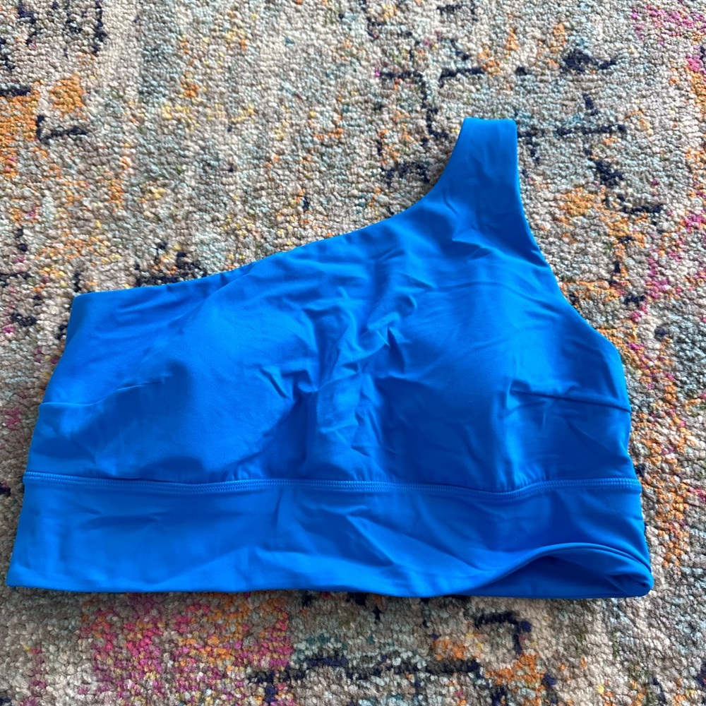 lululemon athletica Blue One-Shoulder Sports Bra